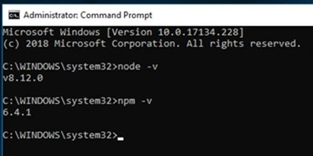 installation of NODE and NPM