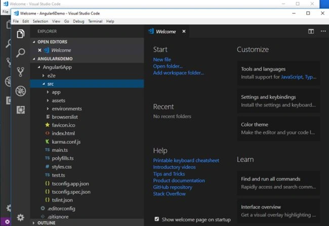 File Structure In Solution Explorer