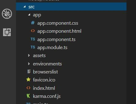 project file structure 