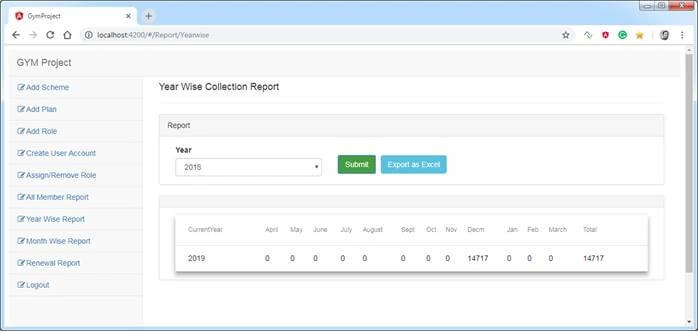 Angular 7 Project With ASP.NET CORE APIS (Gym Project)