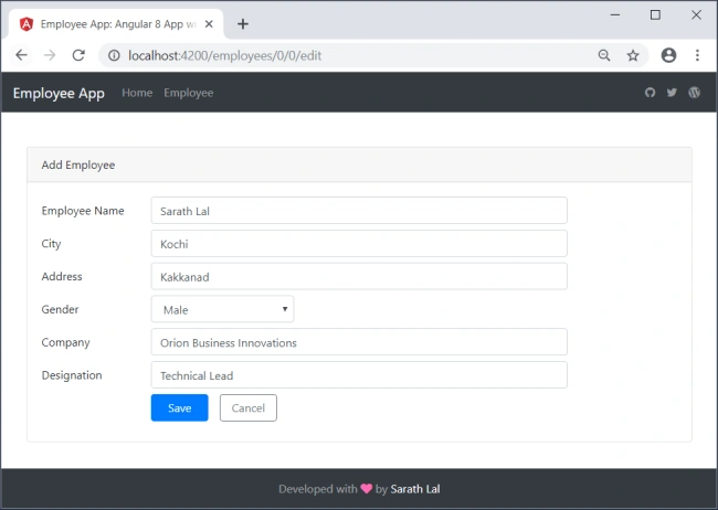Angular 8 App with Cosmos DB and Azure Function