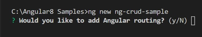 Angular 8 - CRUD Operations