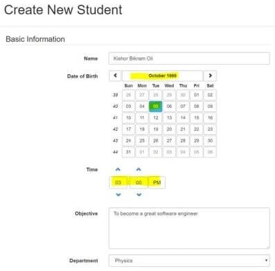 New student
