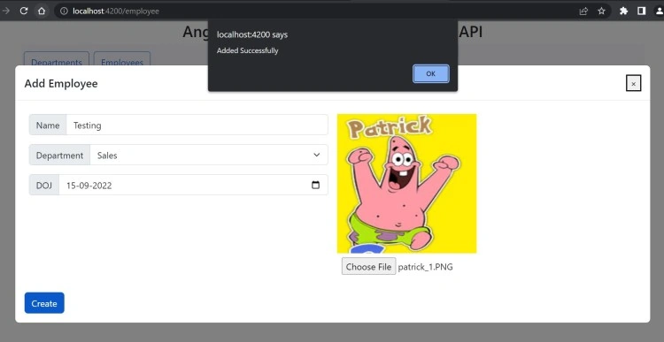 Employee Add to DB
