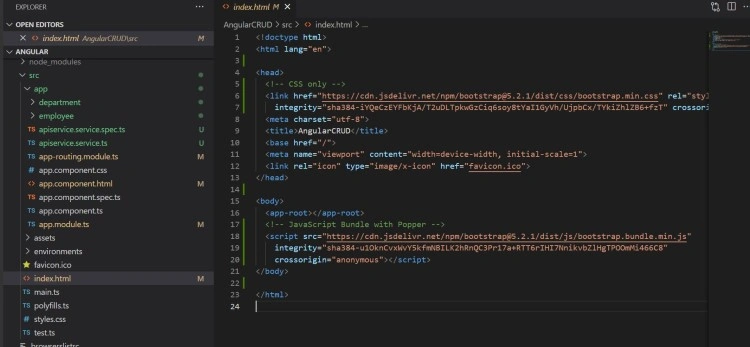 Index.html page