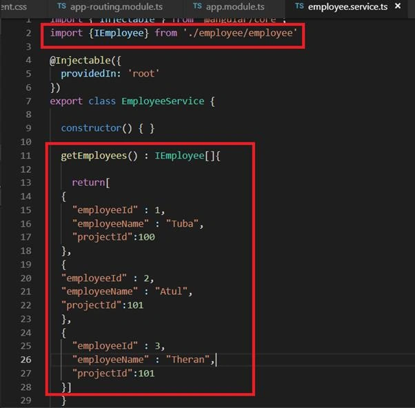 Services In Angular