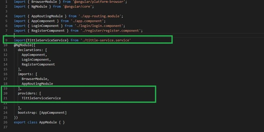 PageTitle In Angular