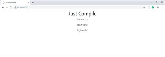 Angular Routing 