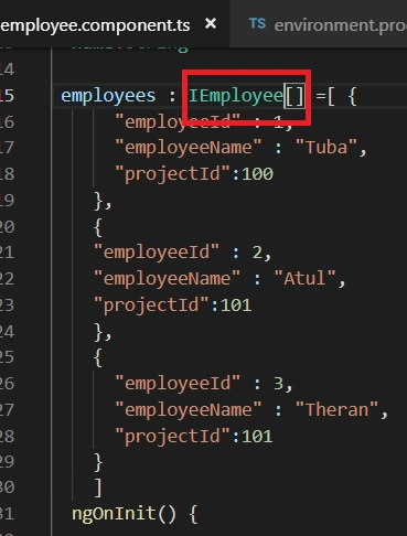 Angular Interfaces