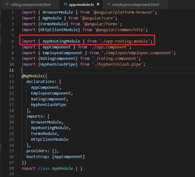 Angular Routing