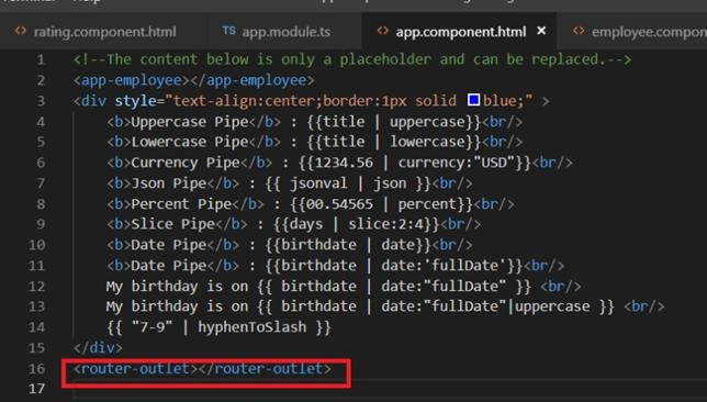 Angular Routing