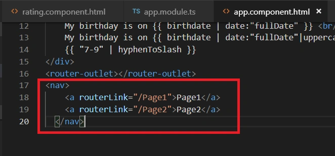 Angular Routing