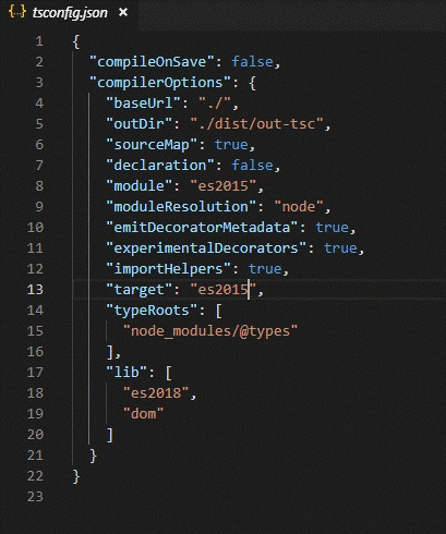 Angular Version 8