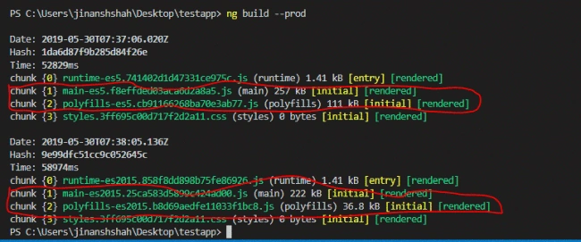 Angular Version 8