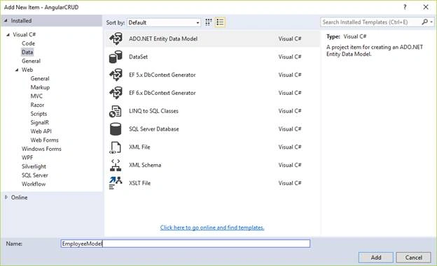 ADO.NET Entity Data Model