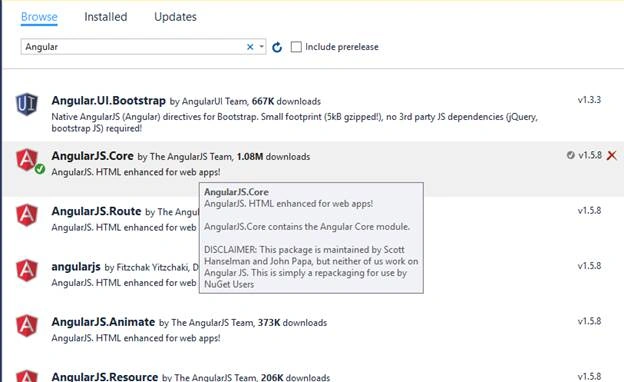 Manage Nuget Packages