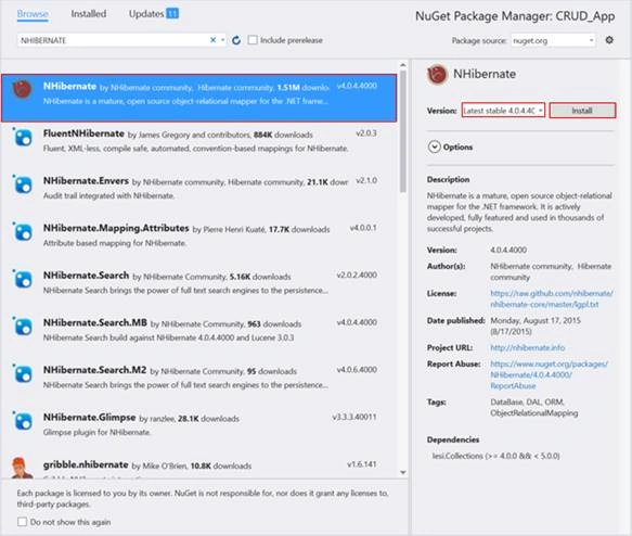 application MVC