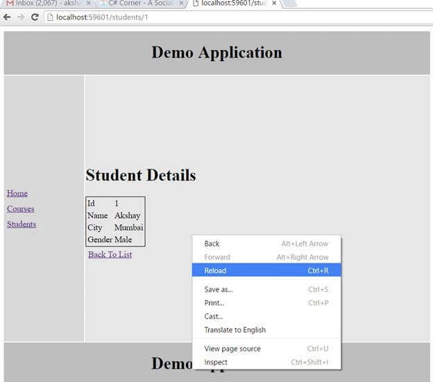 students page