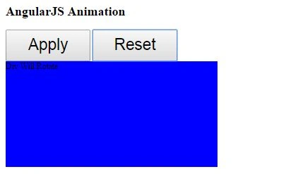 Program output