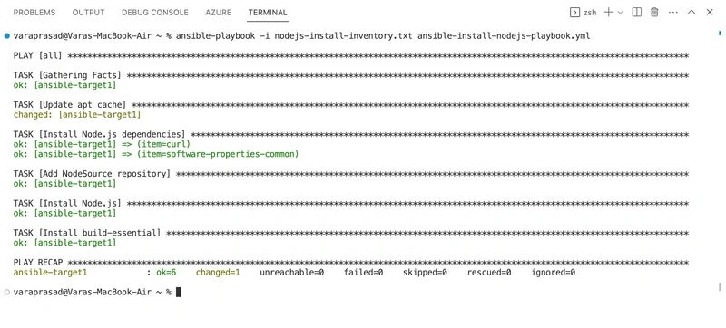 install Node.js on Ubuntu machine