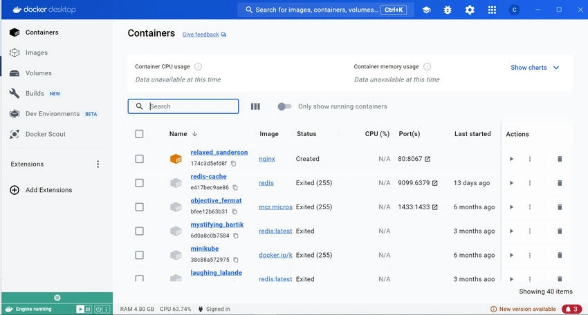 Docker Desktop