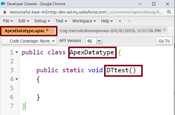 Apex Data Types In SalesForce