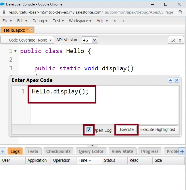 Apex Introdction In SalesForce