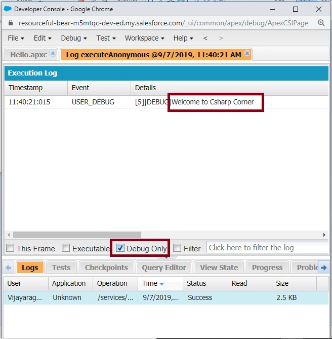 Apex Introdction In SalesForce