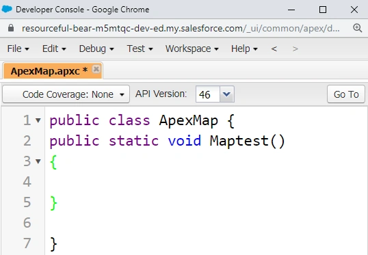 Apex Map In SalesForce