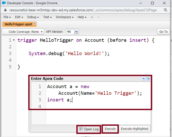 Apex Triggers In SalesForce