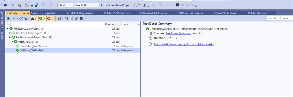 API - Automation Using Xunit