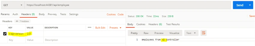 HTTP Header-Based Versioning