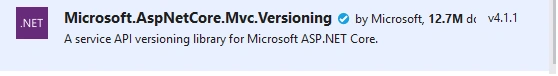 Microsoft.AspNetCore.Mvc.Versioning