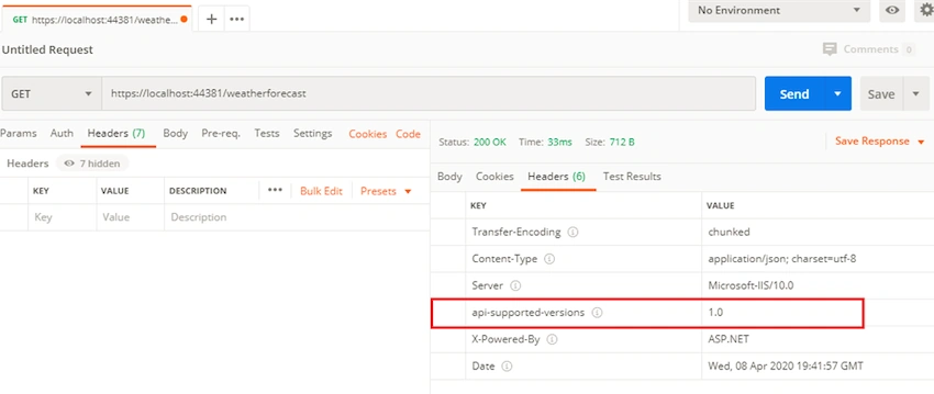API Versioning In ASP.NET Core