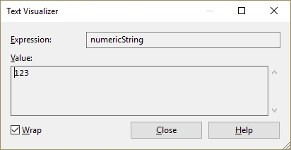 Text visualizer