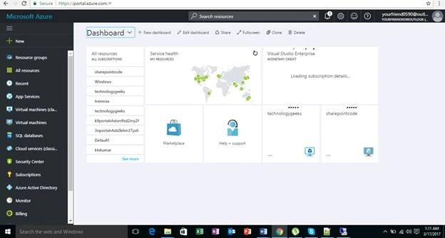 Microsoft Azure subscription