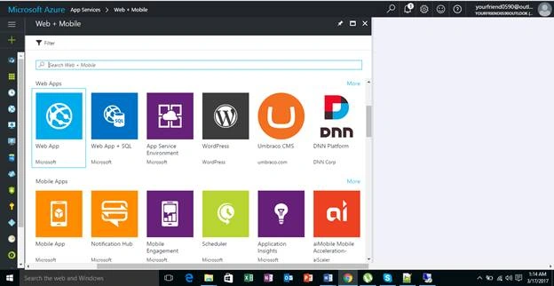 Web app template