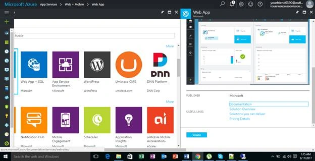 Web app template