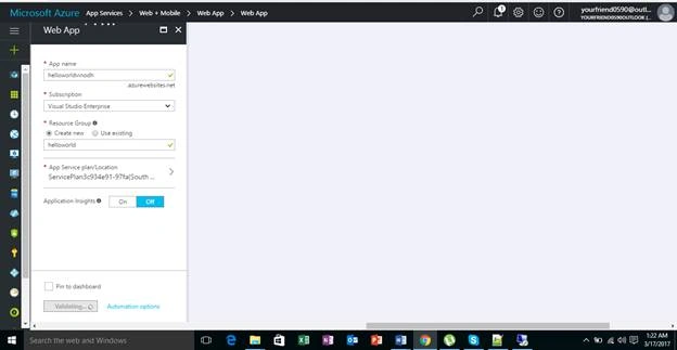 Create a new resource