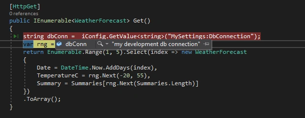 App Settings File According To Environment Variable .Net Core API