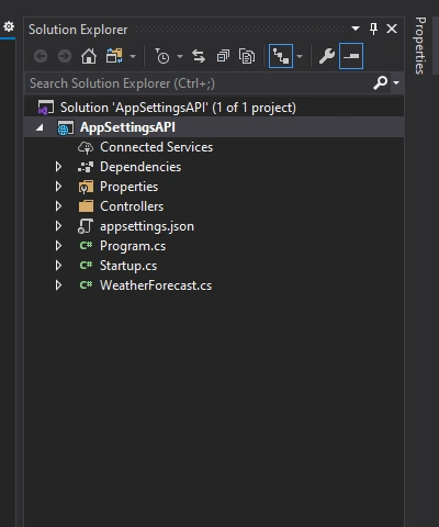 App Settings File According To Environment Variable .Net Core API