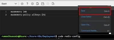 Redis config