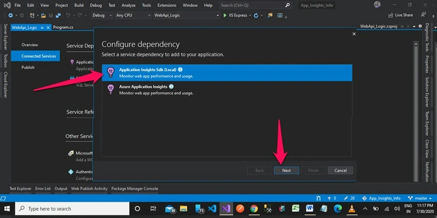 Application insight sdk(local)