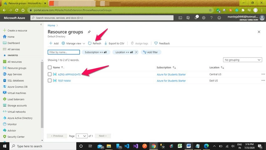 Resource groups