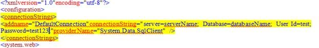config file