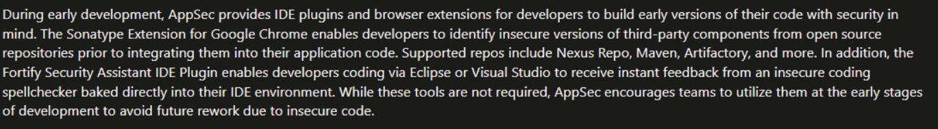 Fortify Security Assistant IDE Plugin