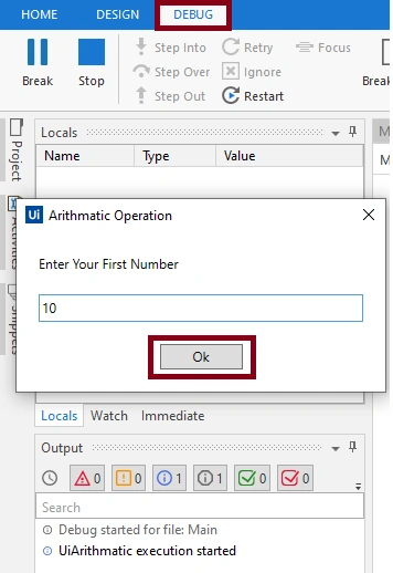 Arithmetic Operation Using UiPath Studio