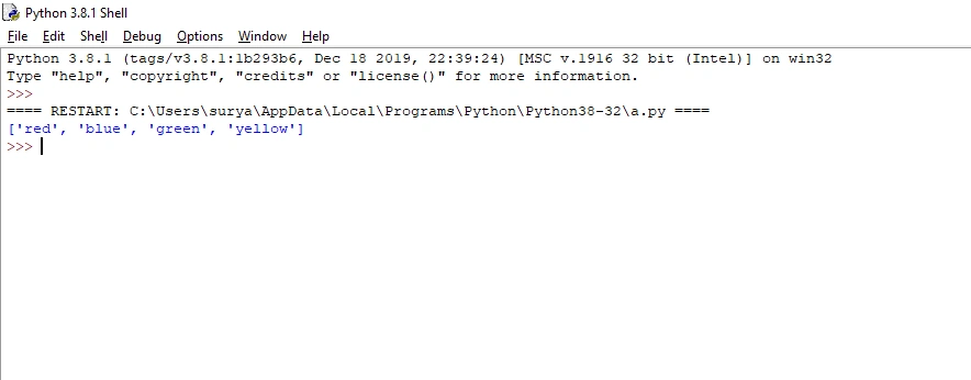 Array In Python