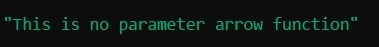 There is no parameter