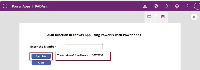 Calculate Button